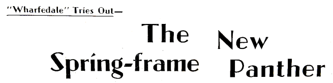 1939 PANTHER M90 IMPS HEAD