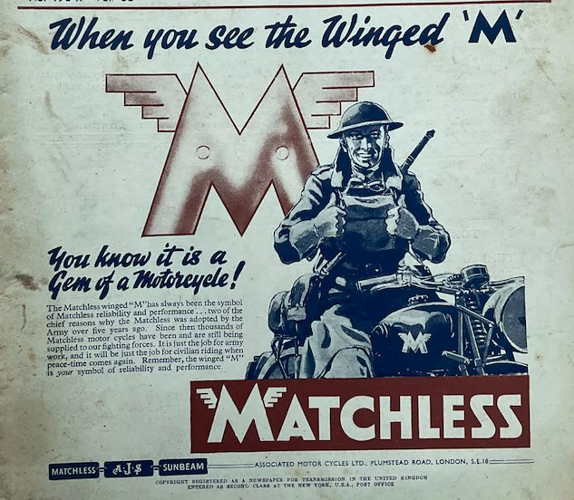 1940 MATCHLESS AD