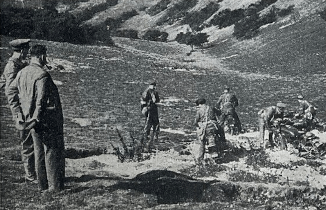 1940 TRAINING CHALK OUTCROP