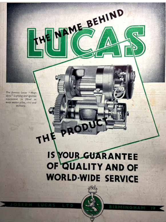1941 LUCAS AD