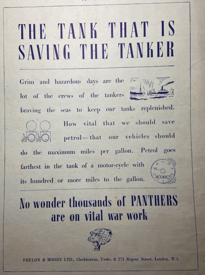 1943 PANTHER PG AD