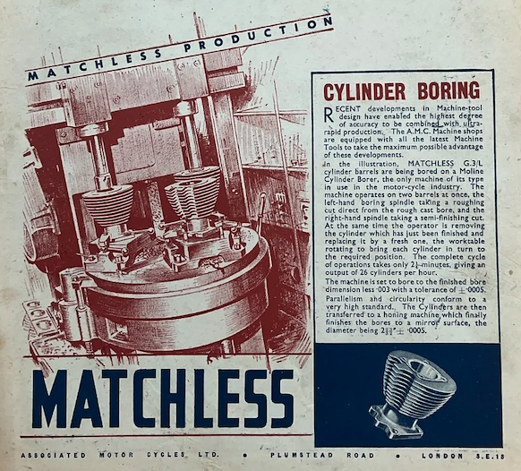 1944 MATCHLESS AD