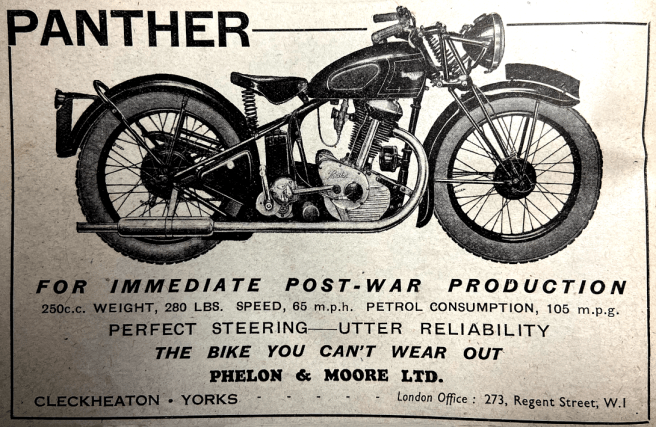 1944 PANTHER AD