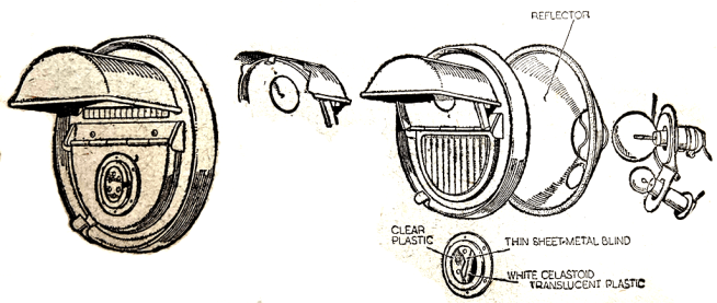 1945 HEADLAMP SHROUD