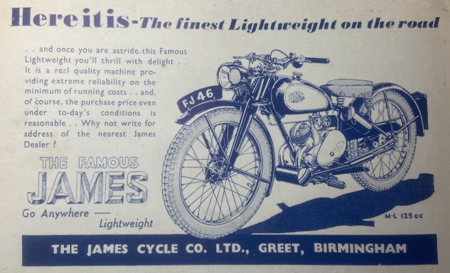 1946 JIMMY 125 AD