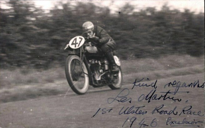 1946 LES MARTIN EXCELSIOR ULSTER RACE