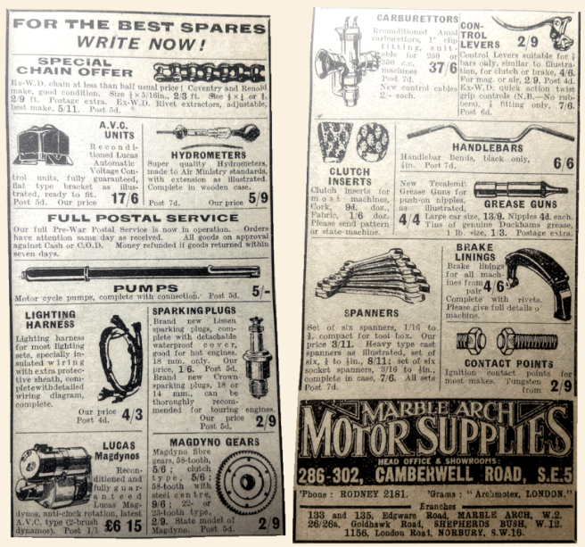 1946 MARBLE AD