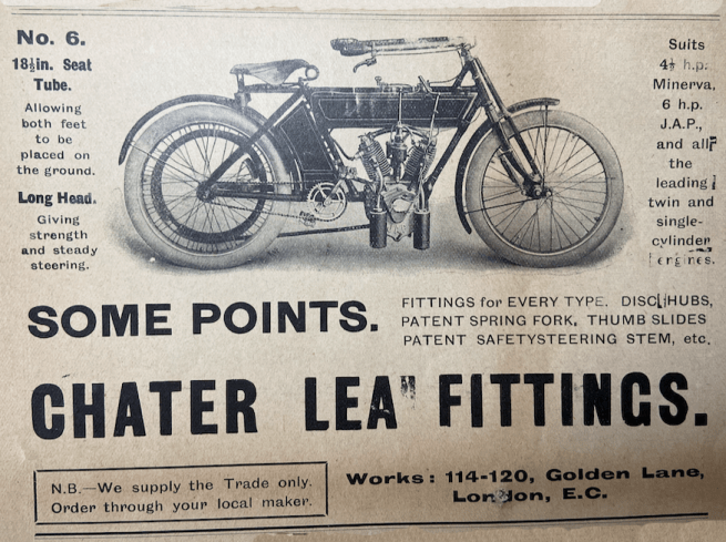 1906 CHATER LEA AD