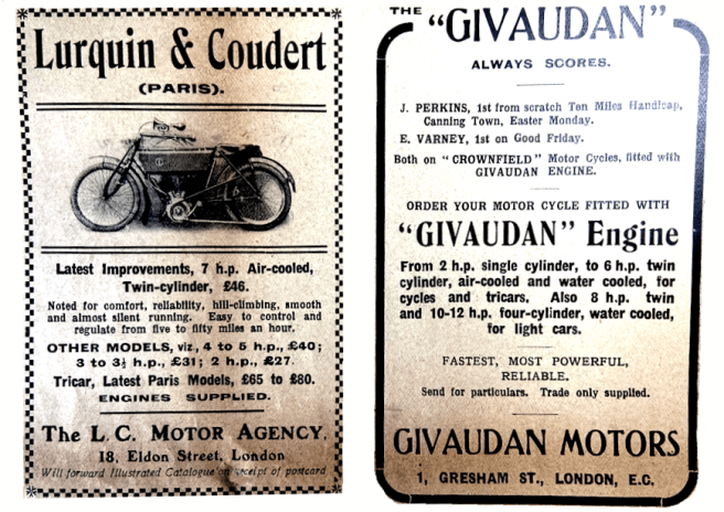 1906 L&C GIVAUDIN ADS