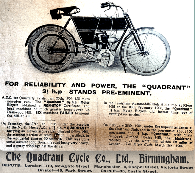 1906 QUADRANT AD