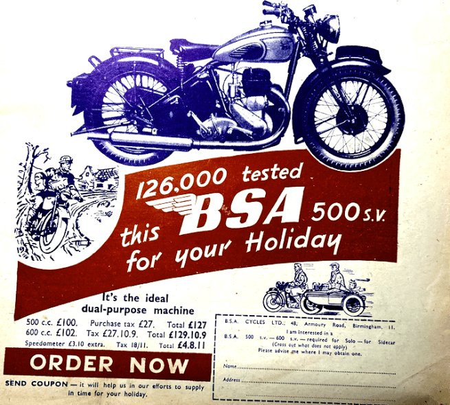 1947 BSA 126000 AD