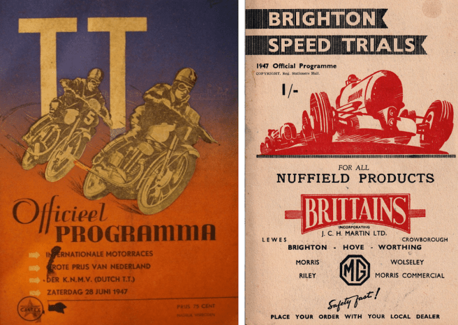 1947 DUTCH TT PROG BRIGHTON TRIALS