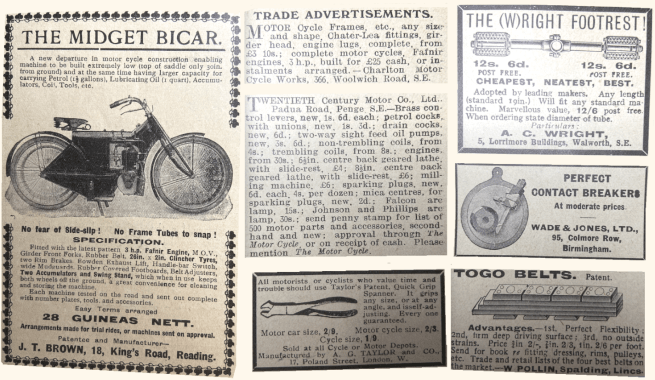 1906 BICAR ETC ADS