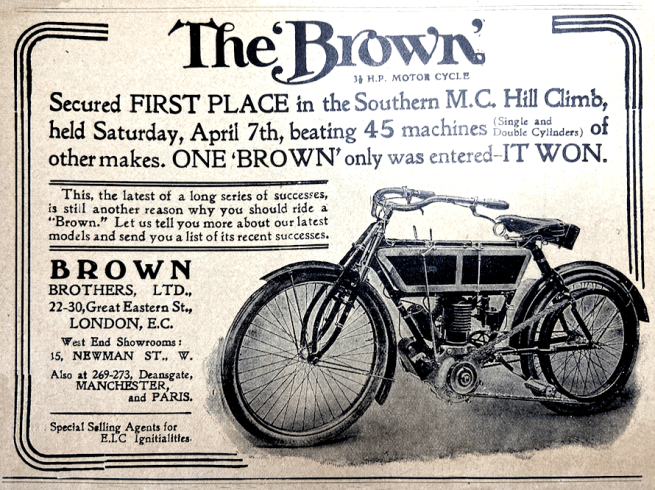 1906 BROWN AD