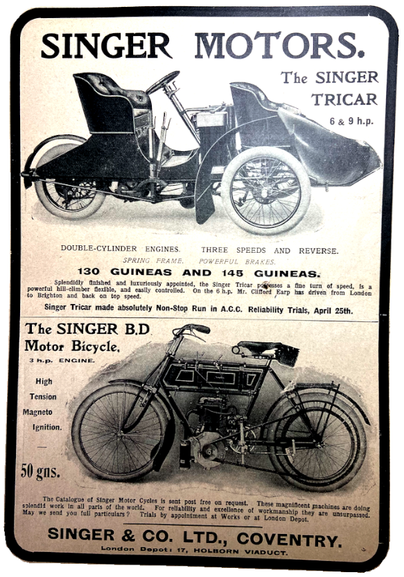1906 SINGER AD