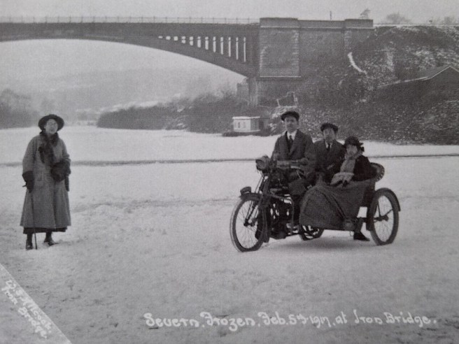 1917 River Severn Frozen