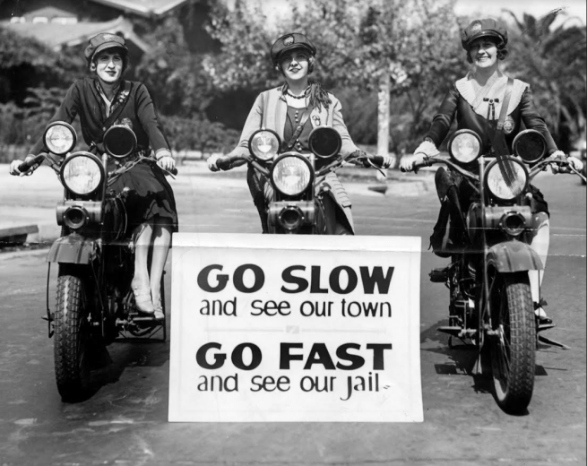 1930s US GO FAST GO SLOW
