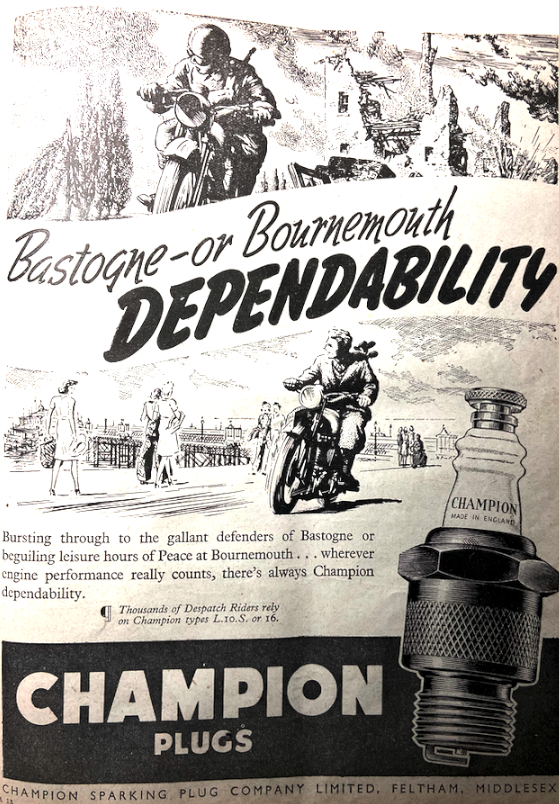 1945 CHAMPION BASTOGNE AD
