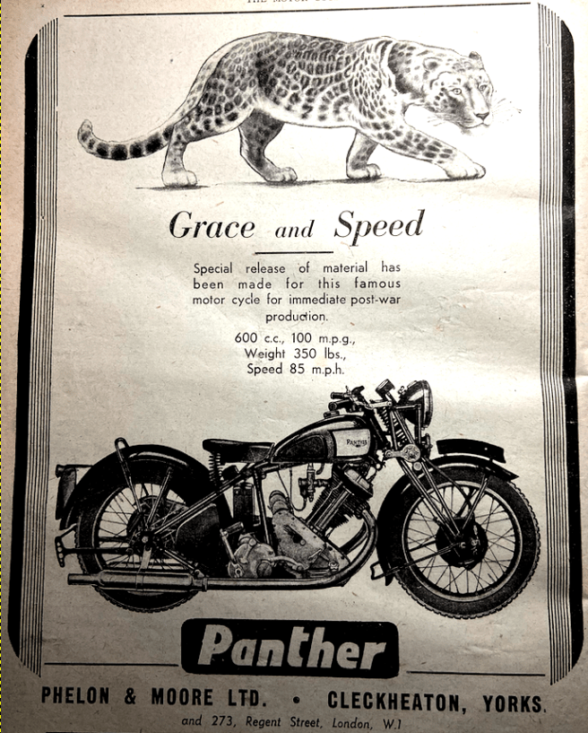 1945 PANTHER AD