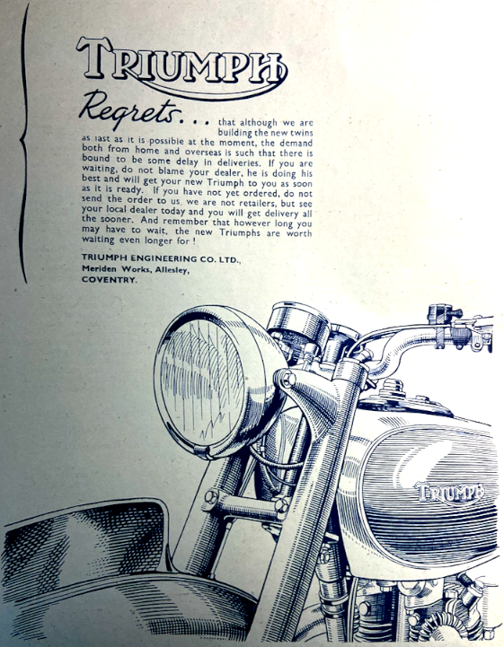 1946 TRIUMPH AD
