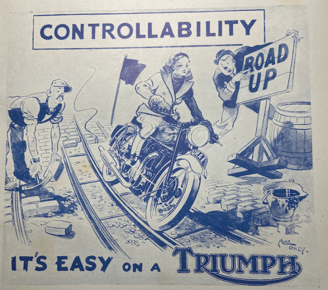 1946 TRIUMPH TELE AD