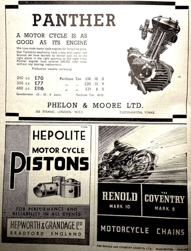 1956 PANTHER +2 ADS