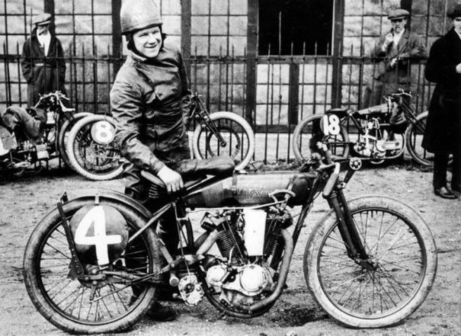 Dixon With A Harley Davidson 1923