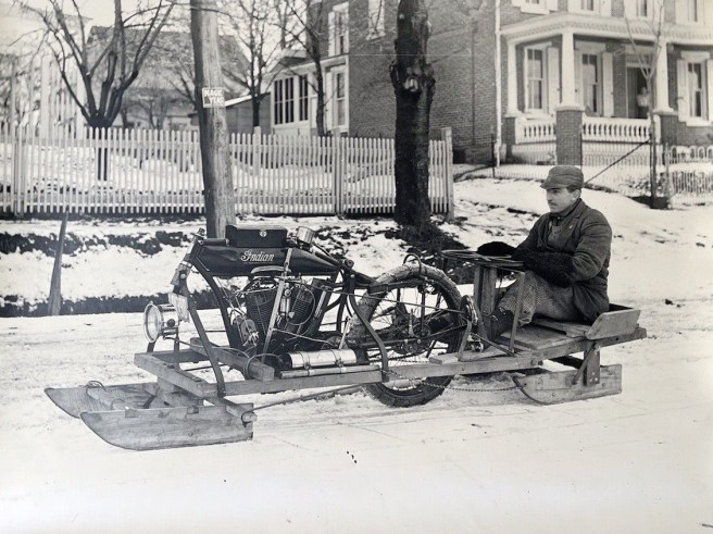 Indian in winter mode