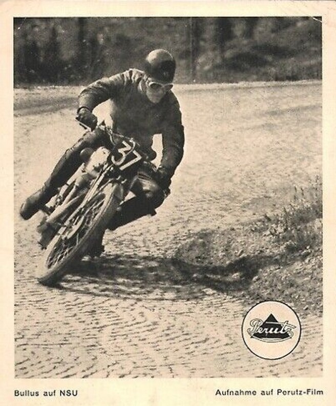 NSU motorcycle, racer Bullus