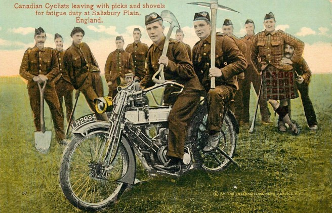 WW1 CANADIANS COLOUR