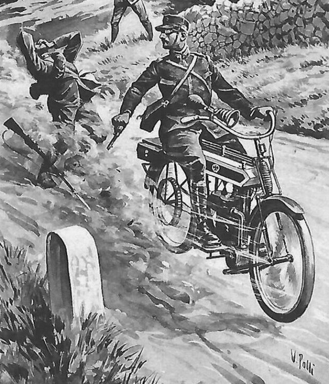 WW1 Motociclista Staffetta