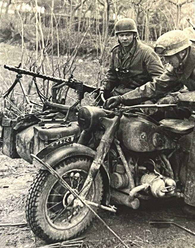 ww2 German Motorcycle Sidecar